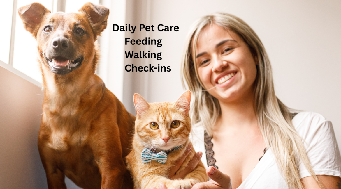 Daily Pet Care (Feeding, Walking & Check-ins)