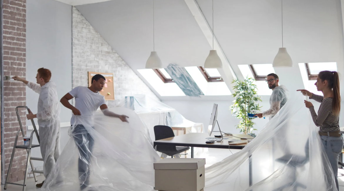 Commercial and office painting in Toronto – professional painters refreshing business interiors and walls across GTA