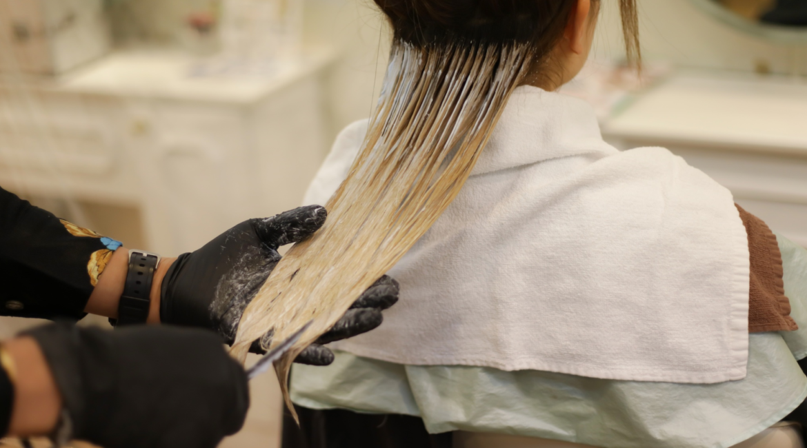 hair coloring balayage highlights