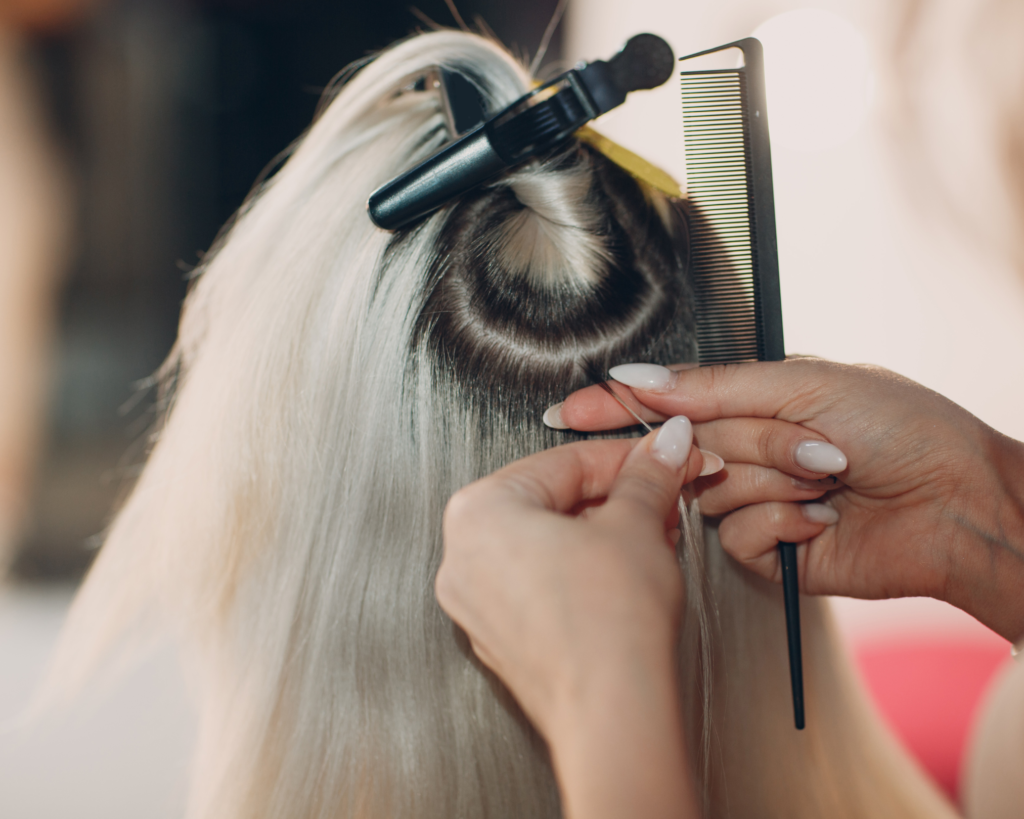 hair extensions seamless blending