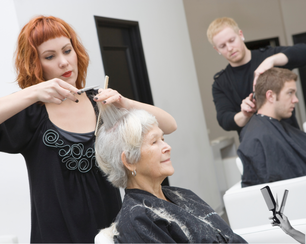 mobile haircut for women men kids