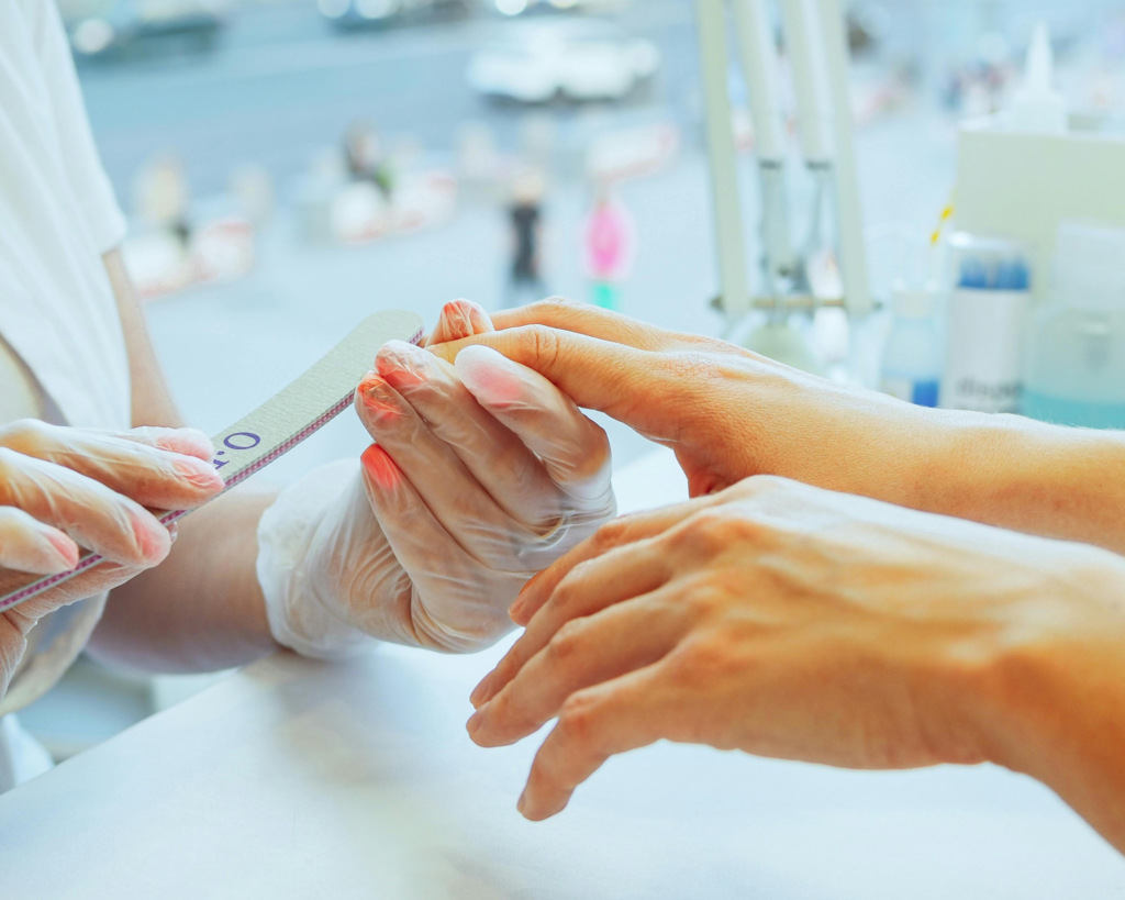 manicure nail shaping at home