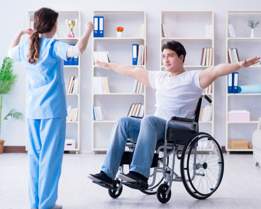 Wheelchair adaptive fitness training