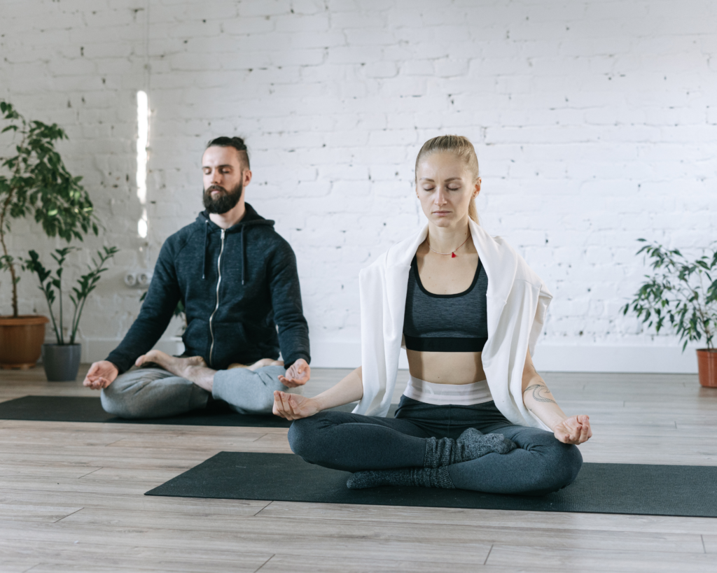 Yoga and meditation instruction