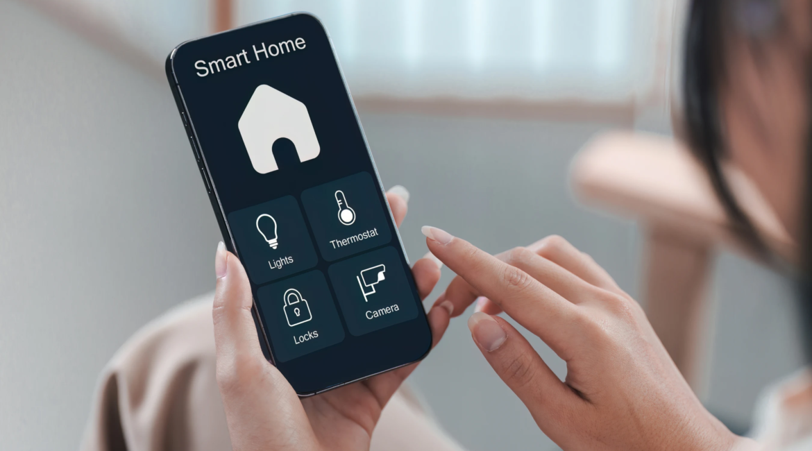 Smart home hub controlling lights and devices